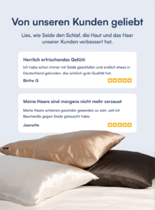 Kissenbezug aus 100 % Maulbeerseide (OEKO-TEX) Beige