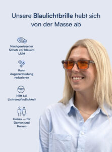 Eclipse Blaulichtfilter Brille