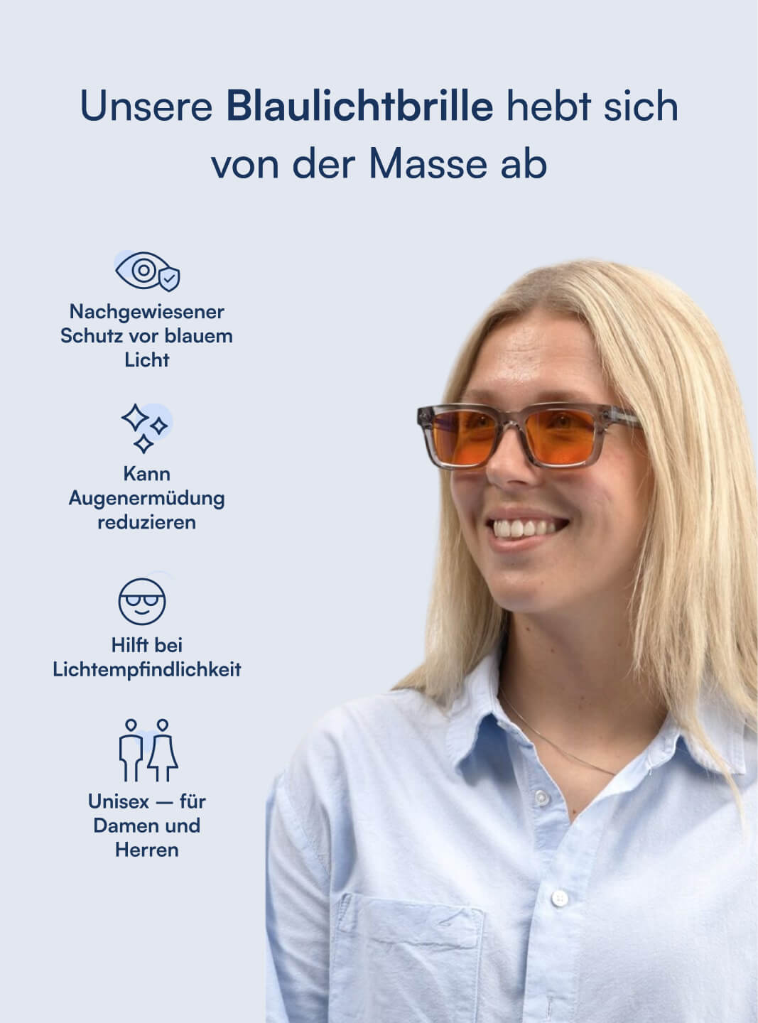 Eclipse Blaulichtfilter Brille