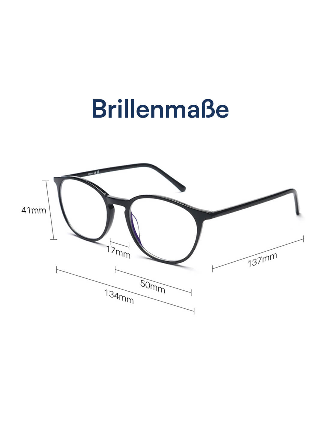 Meridian Blaulichtfilter Brille