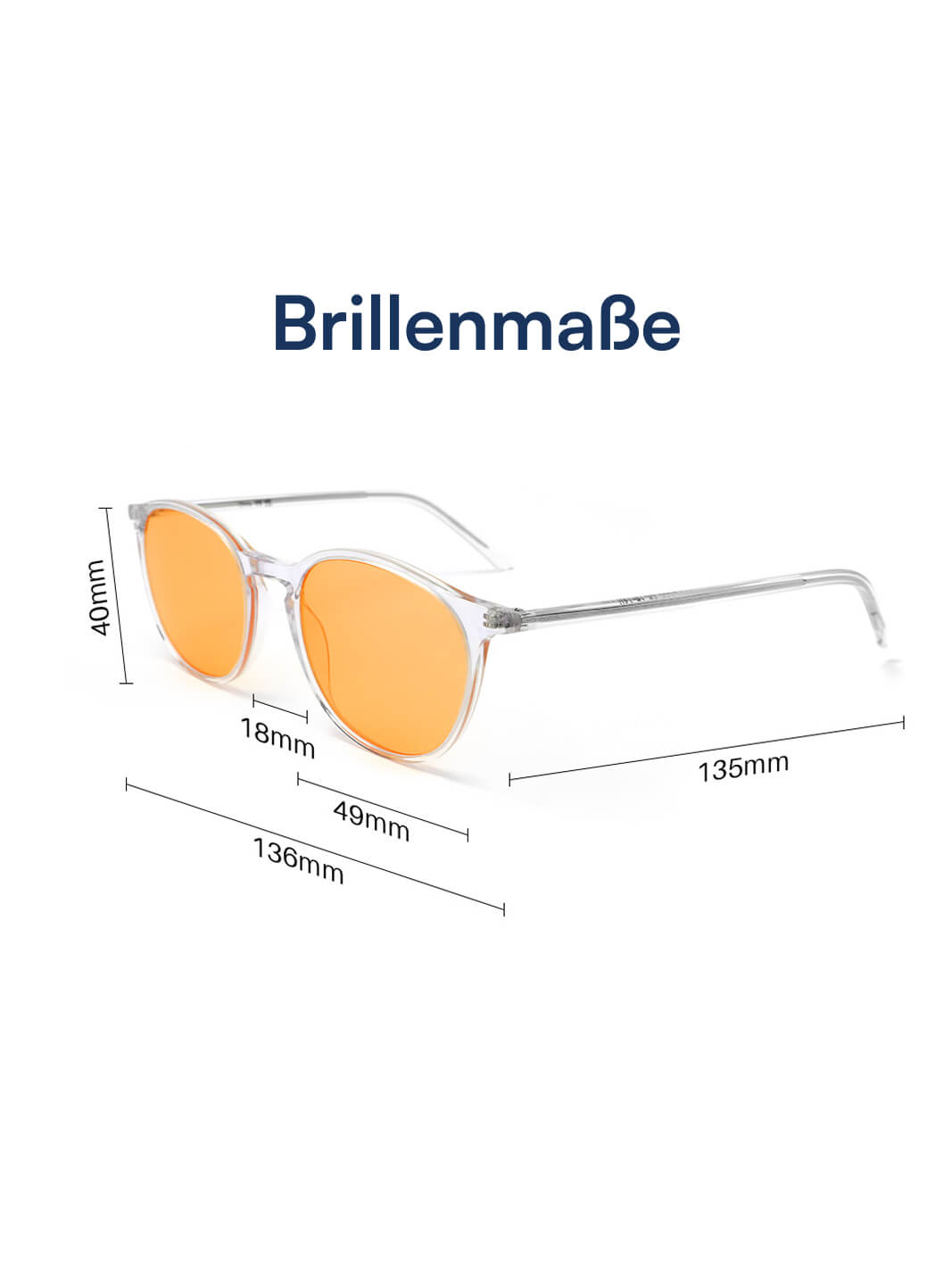 Meridian Blaulichtfilter Brille