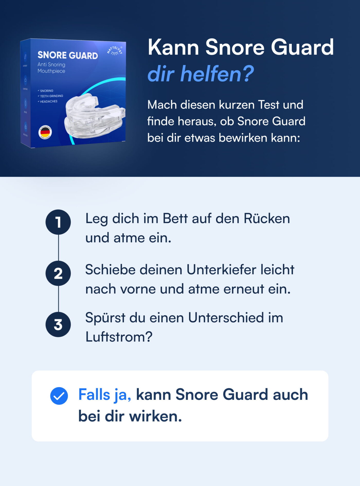 Schnarchschiene (Snore Guard)