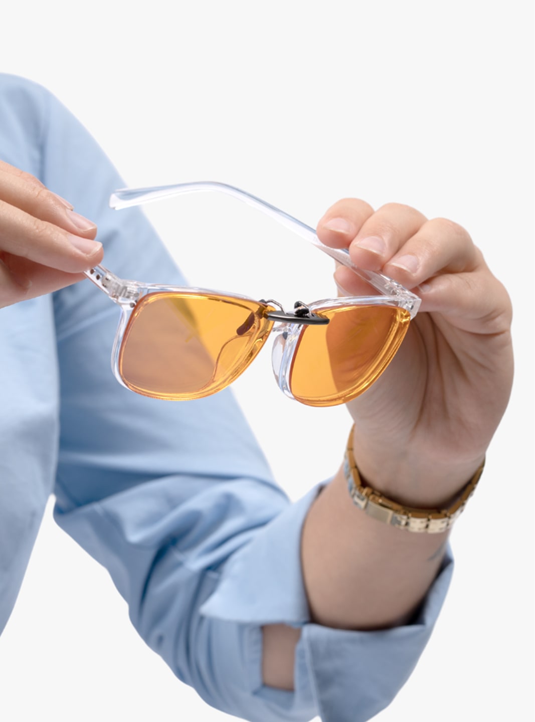 Clip On® Blaulichtfilter Brille (98%)