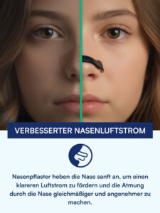 Magnetische Nasenpflaster (Besser Atmen & Anti-Schnarch)