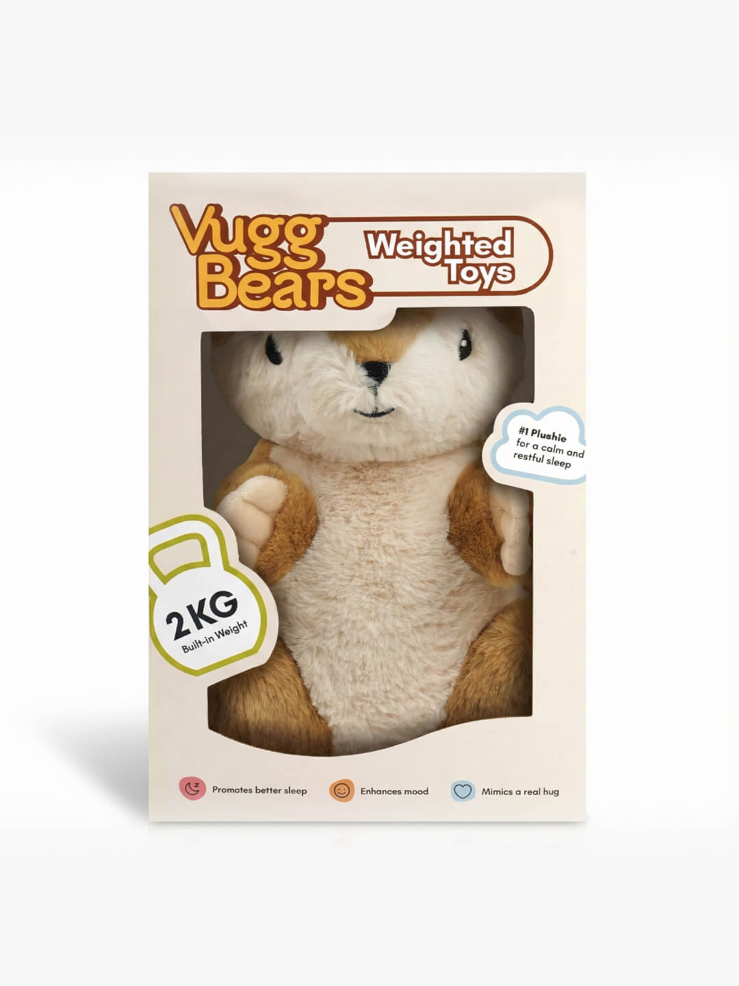 Mika (gewichtetes Otter-Kuscheltier) Vugg Bears™