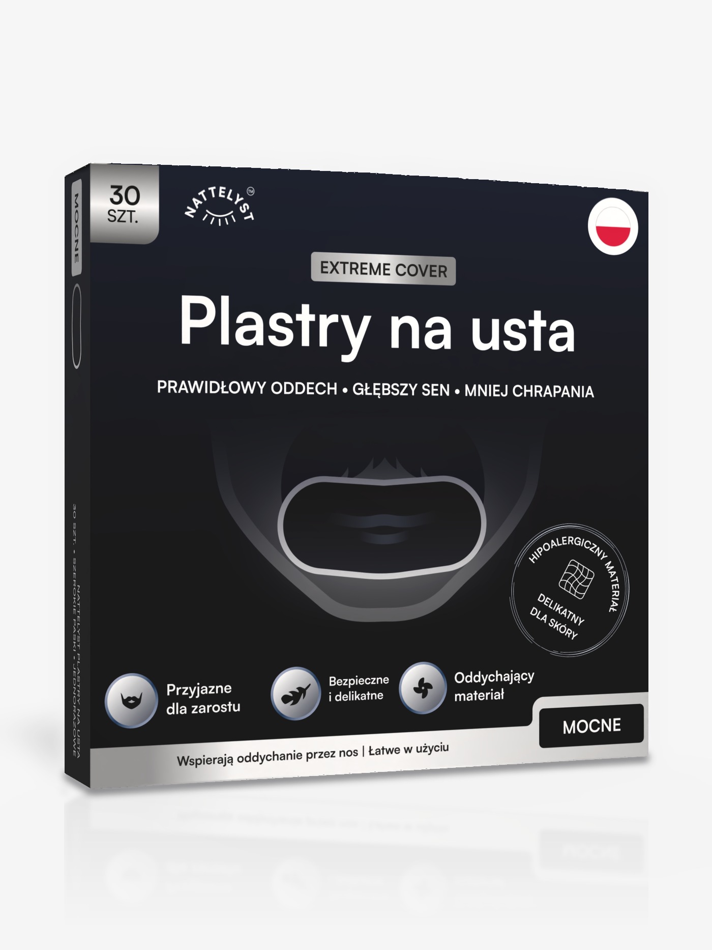 Nattelyst™ plastry na usta Extreme
