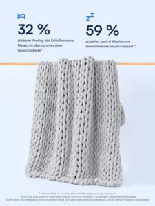 Nattelyst™ Gestrickte Gewichtsdecke